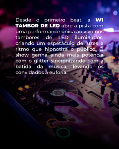 W1 Tambor de Led