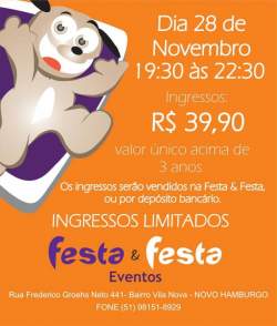 LANAMENTO DO CARDPIO DE 2018 ESPAO FESTA E FESTA EVENTOS - NOVO HAMBURGO
