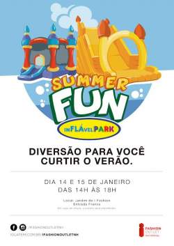 Summer Fun Inflvel Park - I Fashion Outlet - Novo Hamburgo