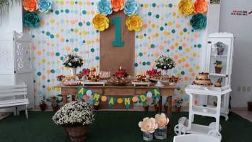 Festa Vegetariana, Vegana e Ecolgica - 1 aninho da Amanda - Casa de Festas Doce Folia - 