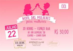 Noite para mulheres!