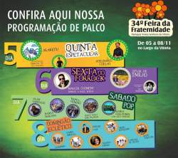 Feira da Fraternidade acontece entre dias 3 e 6 de novembro, em Salvador