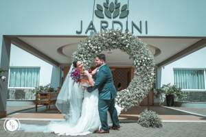 Casamento Cristiane e Denis no Espao Jardini Eventos 