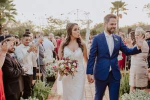 Maravilhoso casamento de Bruna e Diego no Espao Seringueira.