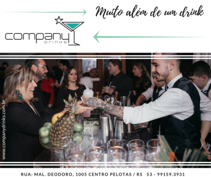 Company Drinks Bartenders e Bebidas para Festa e Eventos