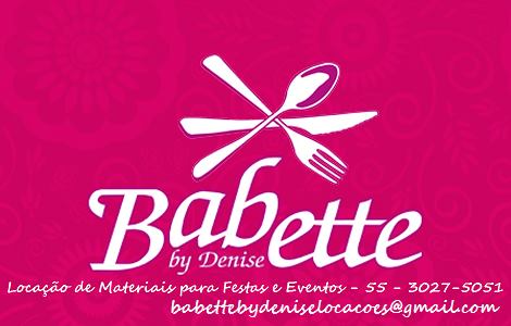 Babette Locao de Materiais de Decorao e Buffet para Festas e Eventos