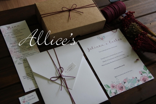 Allice's convites para casamentos