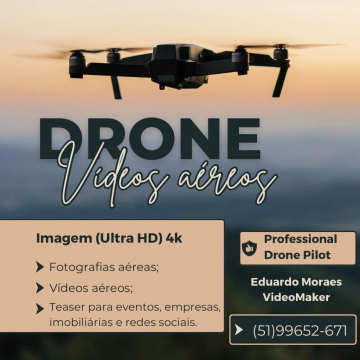 Edu Moraes Videomaker Drone e Plataforma 360 para Festa e Eventos