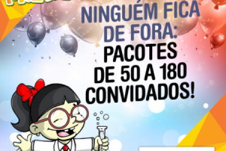 PACOTES DE 50 a 180 CONVIDADOS!