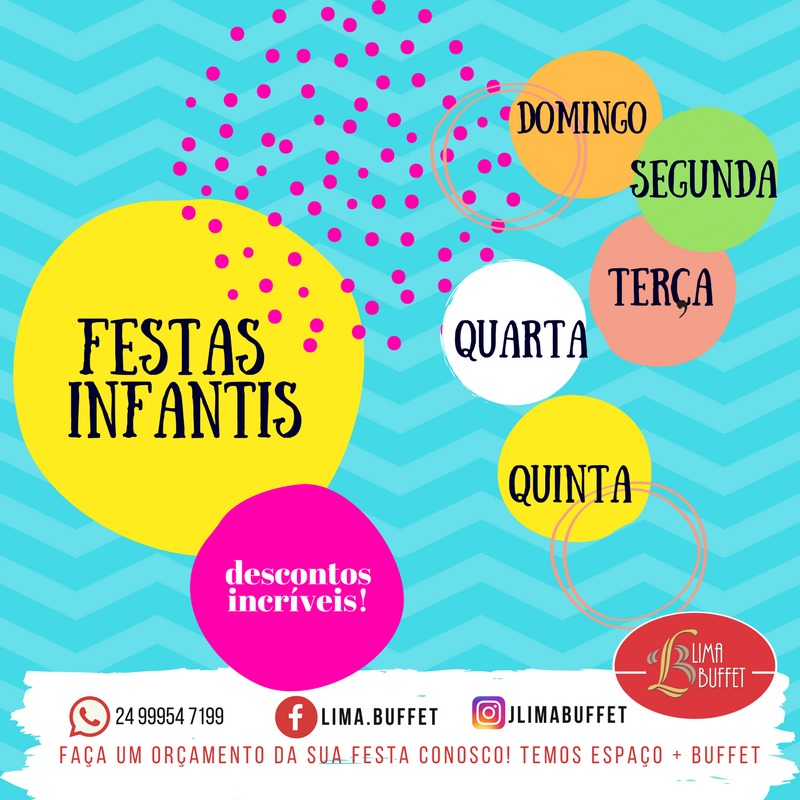 PROMOES FESTAS INFANTIS