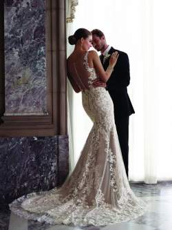 Inspire-se com a coleo de vestidos de noiva Mon Cheri