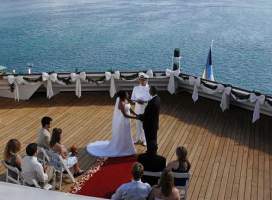 Casamento a bordo: uma opo barata, divertida e glamourosa