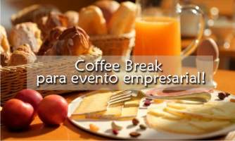 Coffee break para evento empresarial!