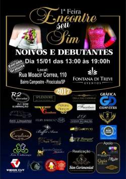 Feira de Noivas e Debutantes - Encontre Seu Sim 