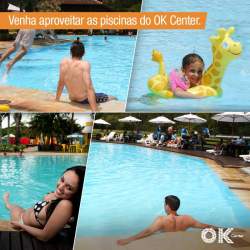 Temporada de piscinas abertas - Ok Center - Novo Hamburgo