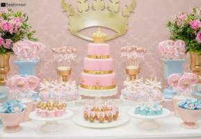 Ch� de Beb� tema: Princesas