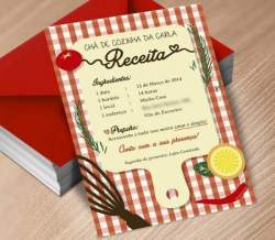 Lista de presente do ch� de cozinha!