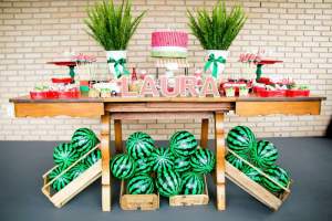 Festa com sabor de melancia!