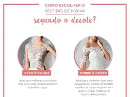 Dicas para escolher o vestido de noiva de acordo com o decote