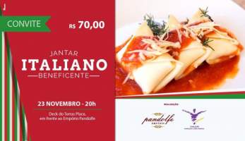 Jantar Italiano Beneficente. 