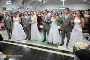 Quatro irmos casam em Joinville