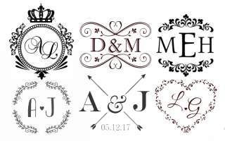 Os detalhes do monograma!