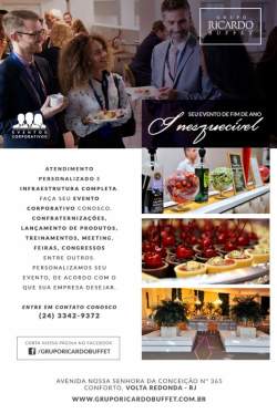 Planeje seu evento corporativo com o Grupo Ricardo Buffet