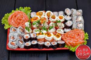CLUB SUSHI TEM CARDPIO VARIADO E SABOROSO