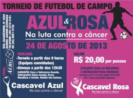 Torneio de Futebol Azul e Rosa