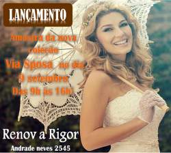 Lanamento Via Sposa Renov a Rigor