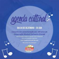 Comemorao dos 103 anos da Corporao Musical Cachoeira Grande em Pedro Leopoldo MG.