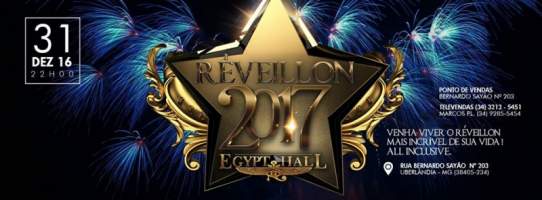 Rveillon Egypt Hall 2017!