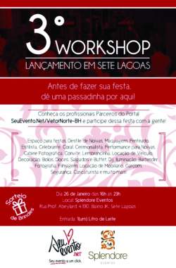 3 WORKSHOP - Lanamento do Portal em Sete Lagoas / MG