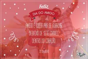 Feliz dia do Amigo!