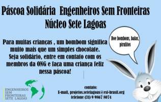 ONG de Sete Lagoas promove 2 Pscoa Solidria e pede doaes