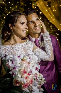 Casamento dos noivos Larissa e Matheus - Decoração Bella Flor 