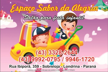 Salo de Festa Infantil Sabor da Alegria