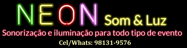 Neon Som e Luz Sonorizao e Iluminao para festas e eventos