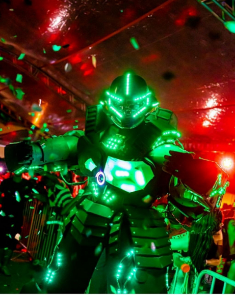 Robo de led Brasilia