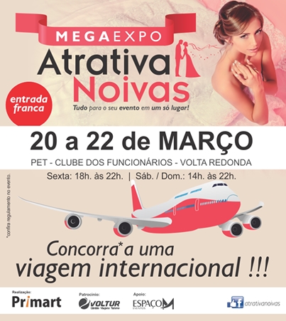 BELLAS FLORES NA MEGA EXPO ATRATIVA NOIVAS