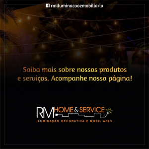 RM ILUMINAÇÃO E MOBILIÁRIO DECORATIVO