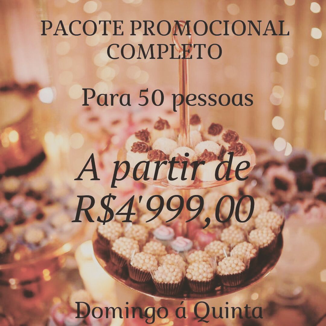 PACOTE PROMOCIONAL COMPLETO - DOMINGO A QUINTA