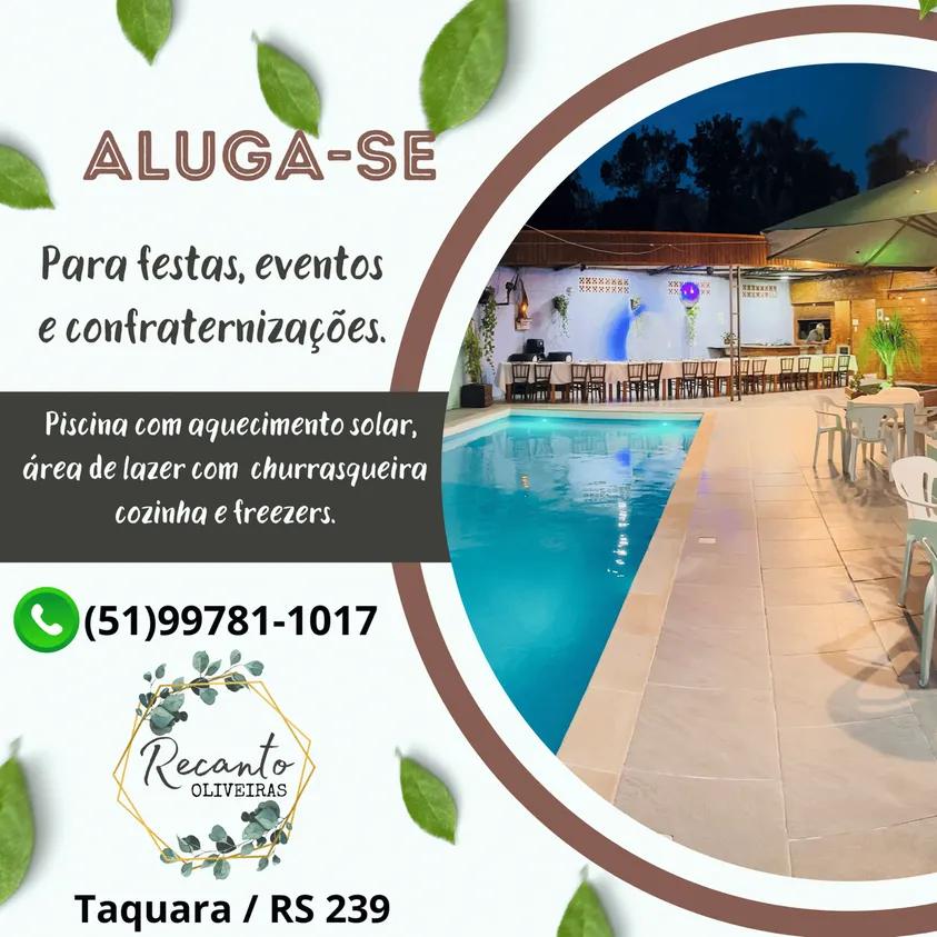 Recanto Oliveiras Chcara para Eventos ao ar livre